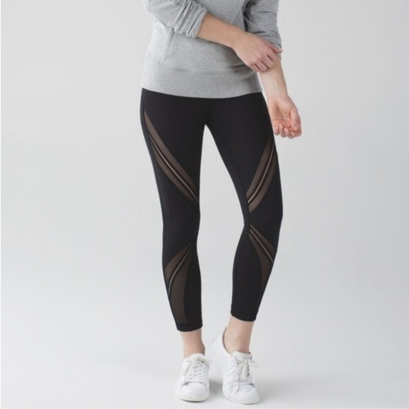 Lululemon hight times metta mesh legging - Picture 1 of 4
